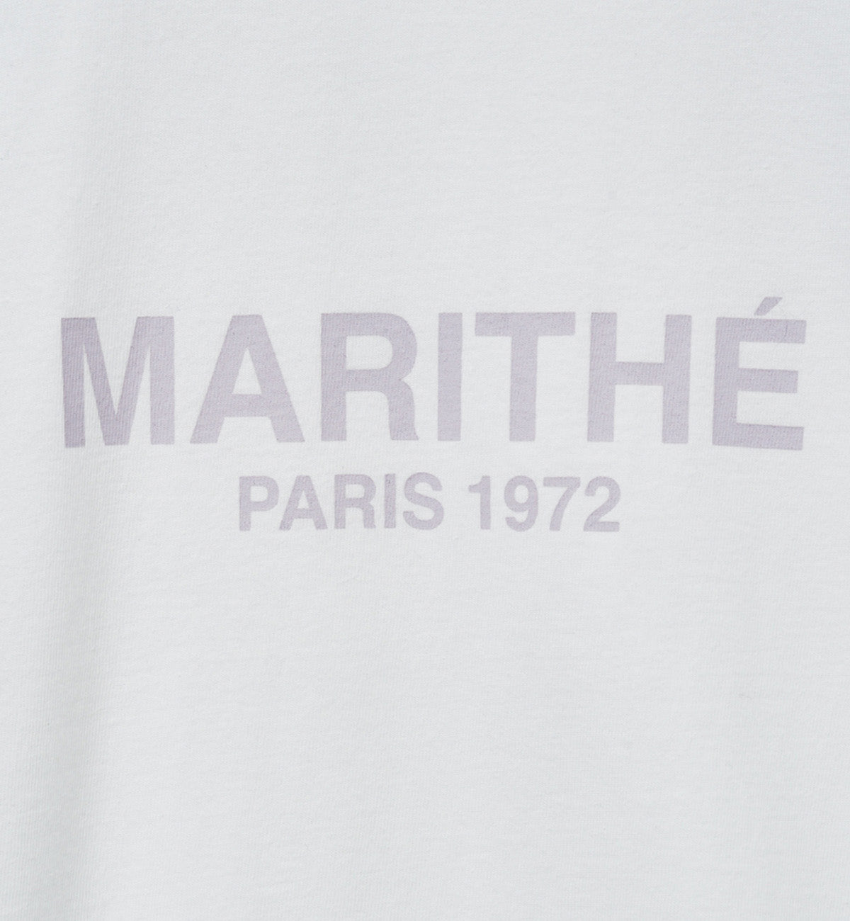 Marithe W Raglan Regular Logo T-Shirt (Light Purple)