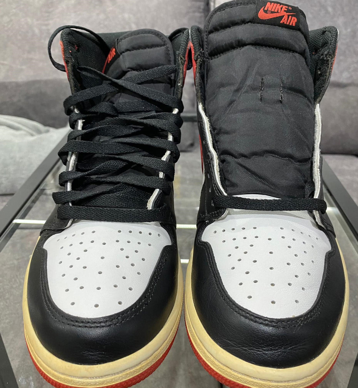 [Pre-Used] AJ1 High Track Red