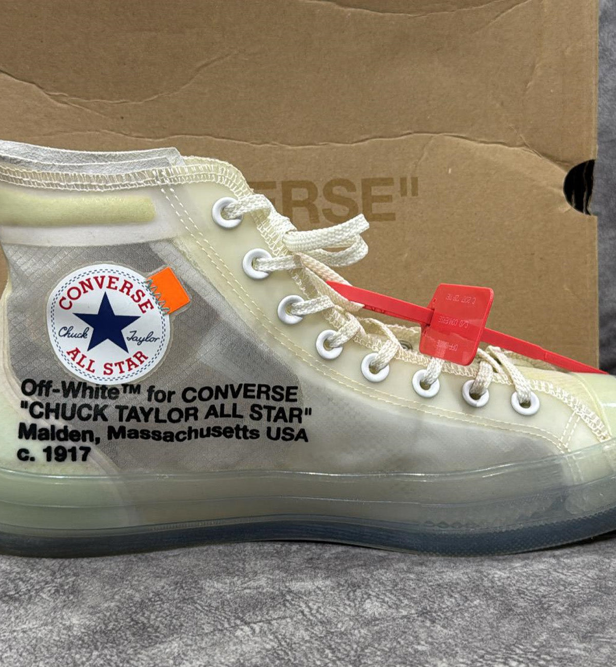 [Pre-Used] Off-White Converse OG Transparent