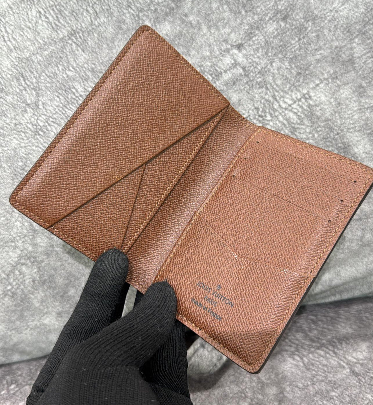 [Pre-Used] LV Pocket Organizer Brown Cardholder Monogram