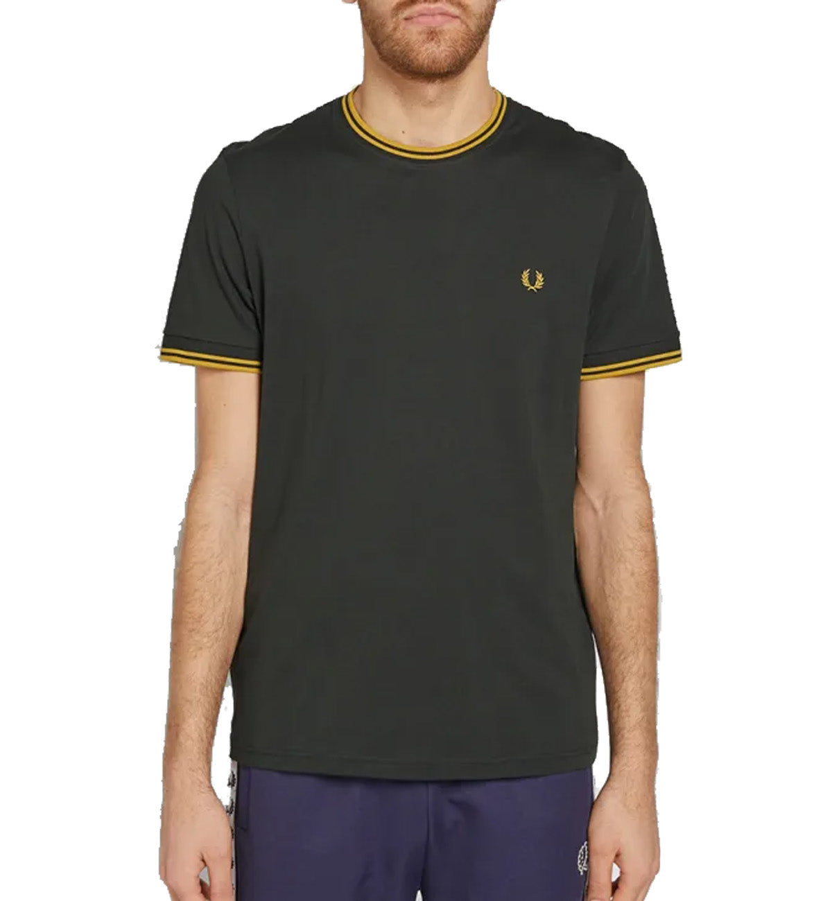 Fred Perry Gold Twin Tipped T-Shirt