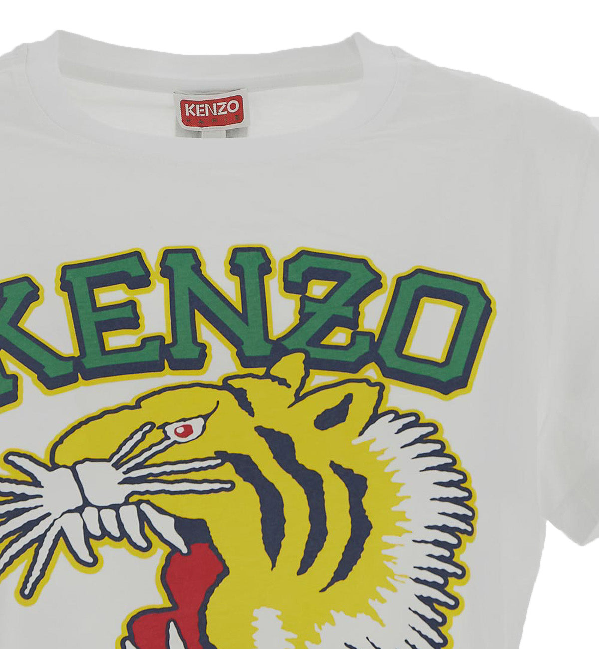 Kenzo Varsity Jungle Tiger Tee (White)