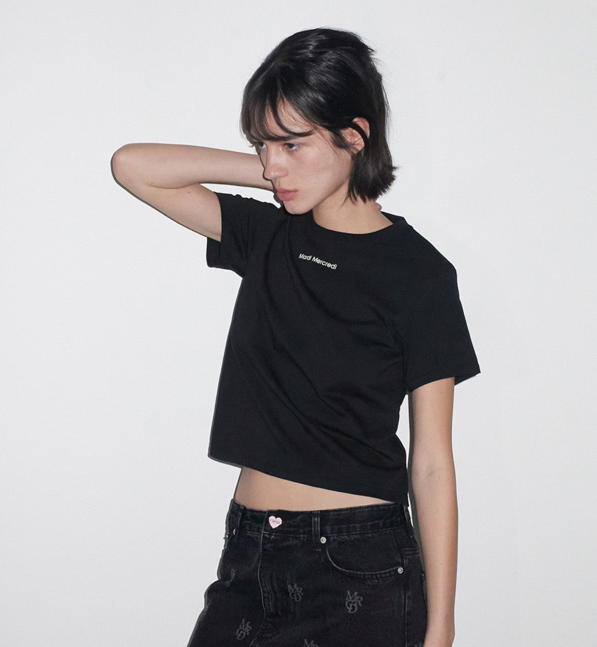 Mardi Mercredi Essential Logo T-Shirt (Black)