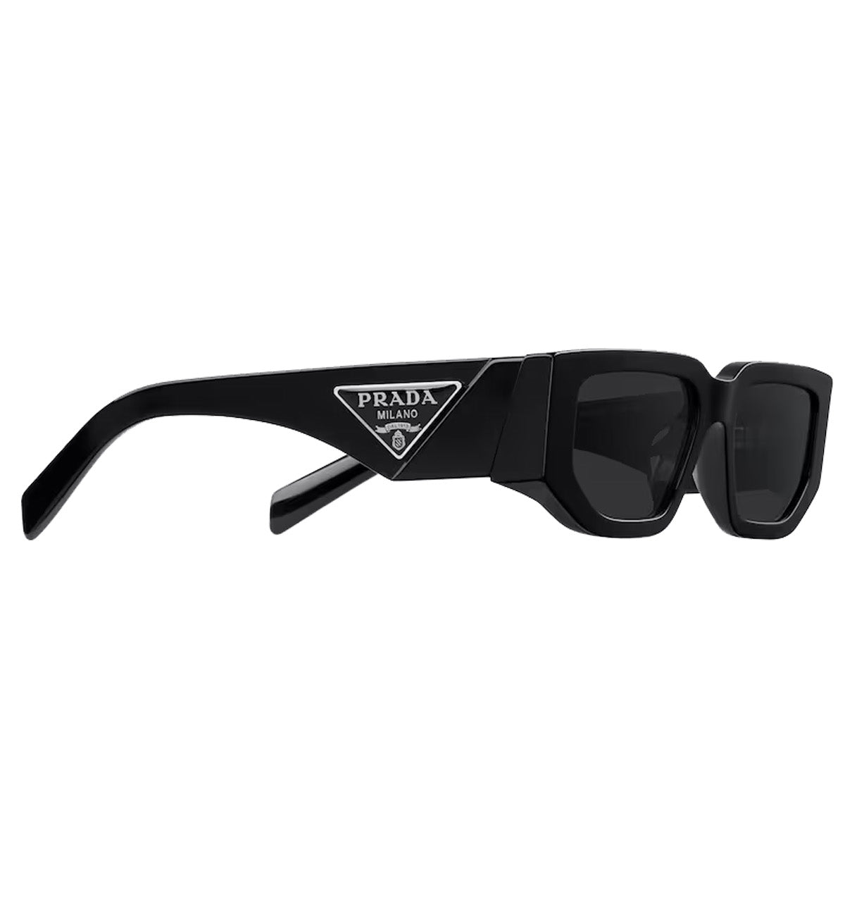 Prada Triagle Logo Sunglasses (Black)