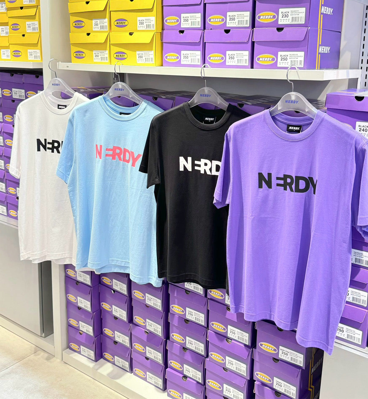 NERDY Blenk Big Logo T-Shirt (Purple)