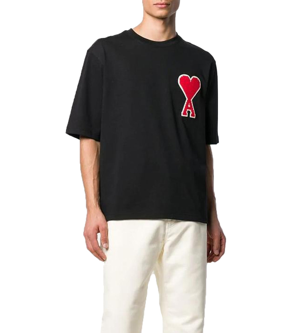 Ami Big Love Logo T-Shirt (Black)