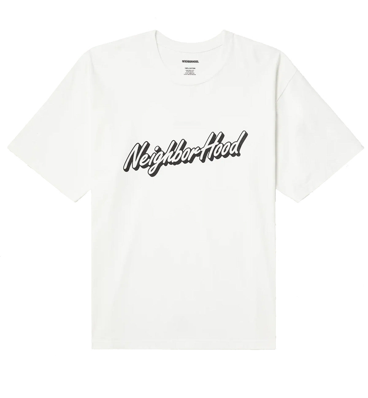 NEIGHBORHOOD Wording T-shirt (White)