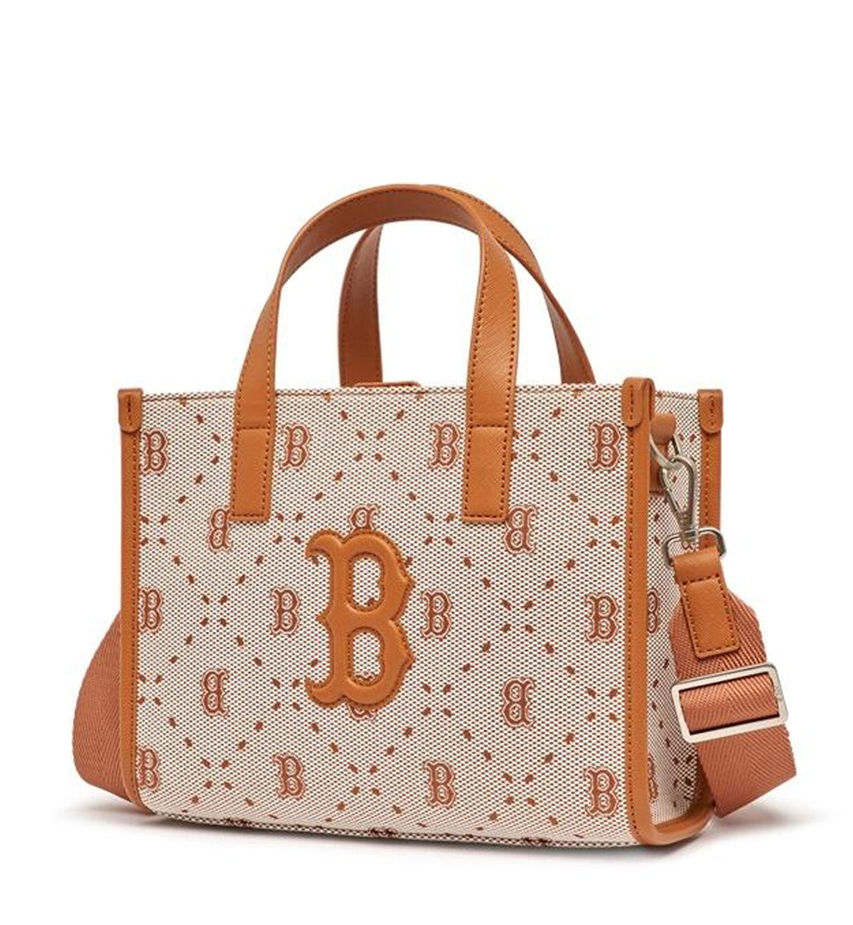 MLB Diamond Monogram S Tote Bag Boston Redsox