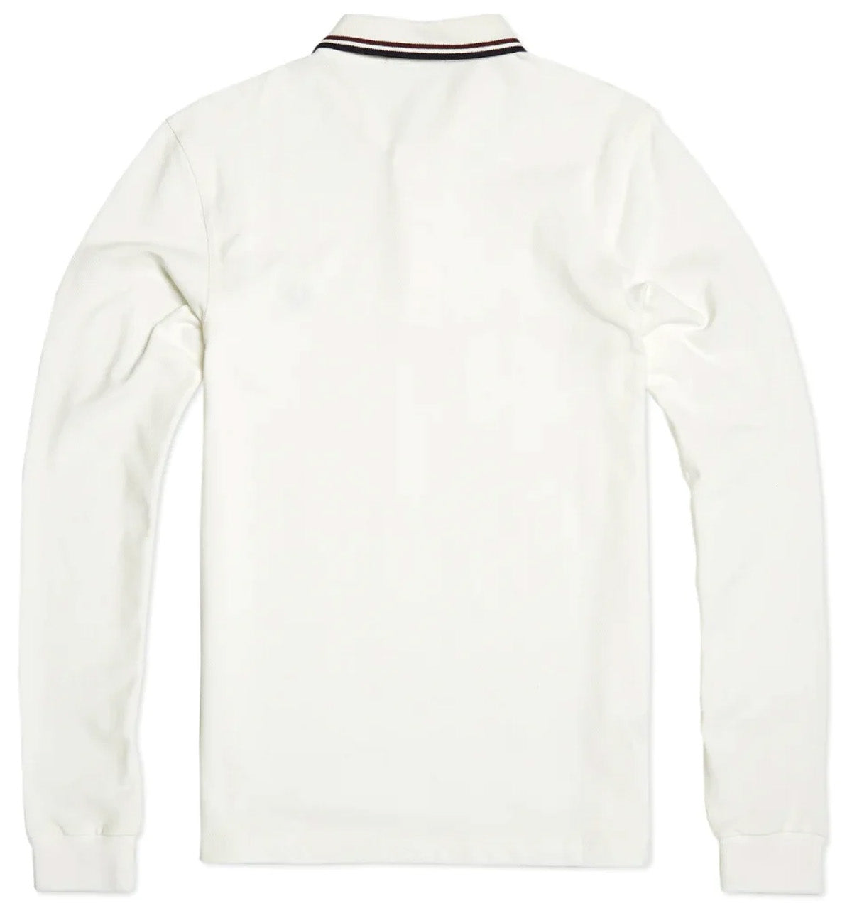 Fred Perry Twin Tipped Polo Sweatshirt (White)