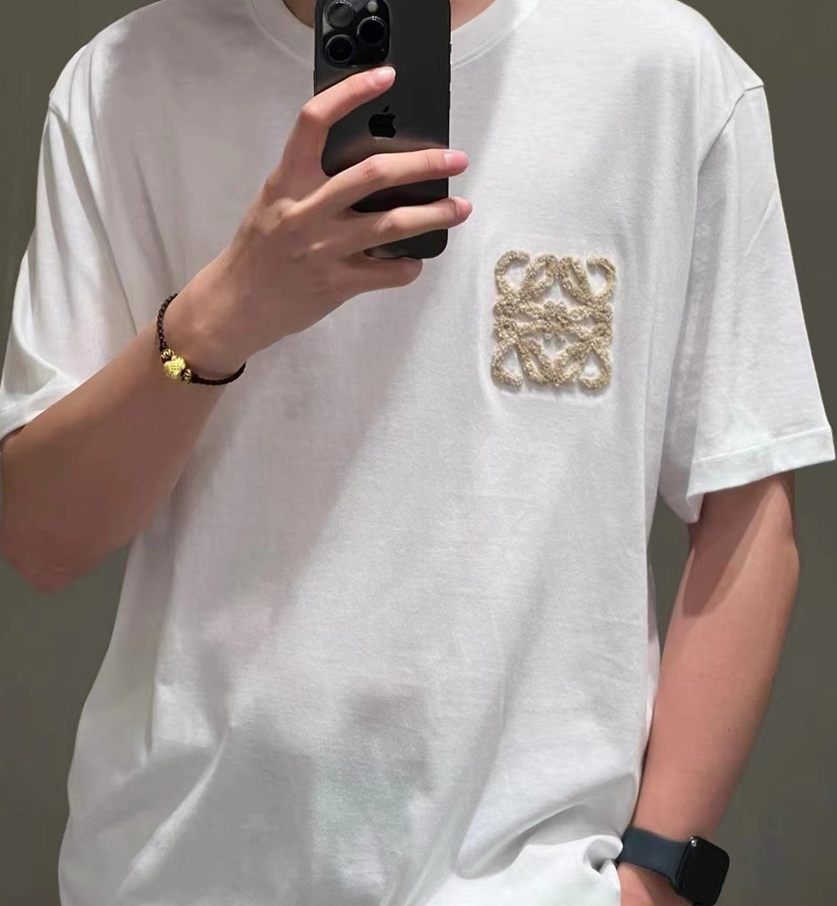 Loewe Boxy Cotton T-Shirt (White)