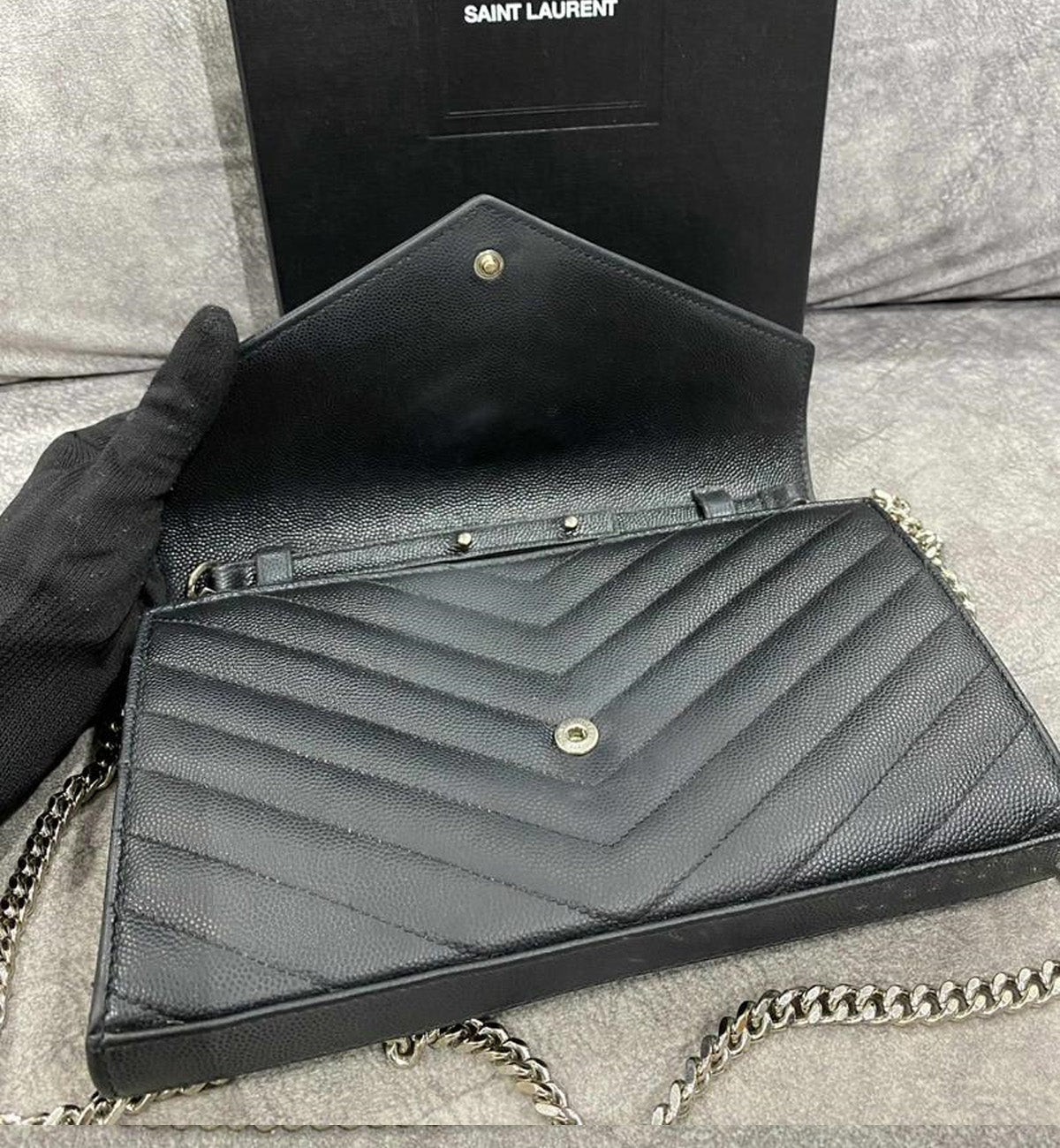 [Pre-Used] YSL Cassandre WOC Bag SHW