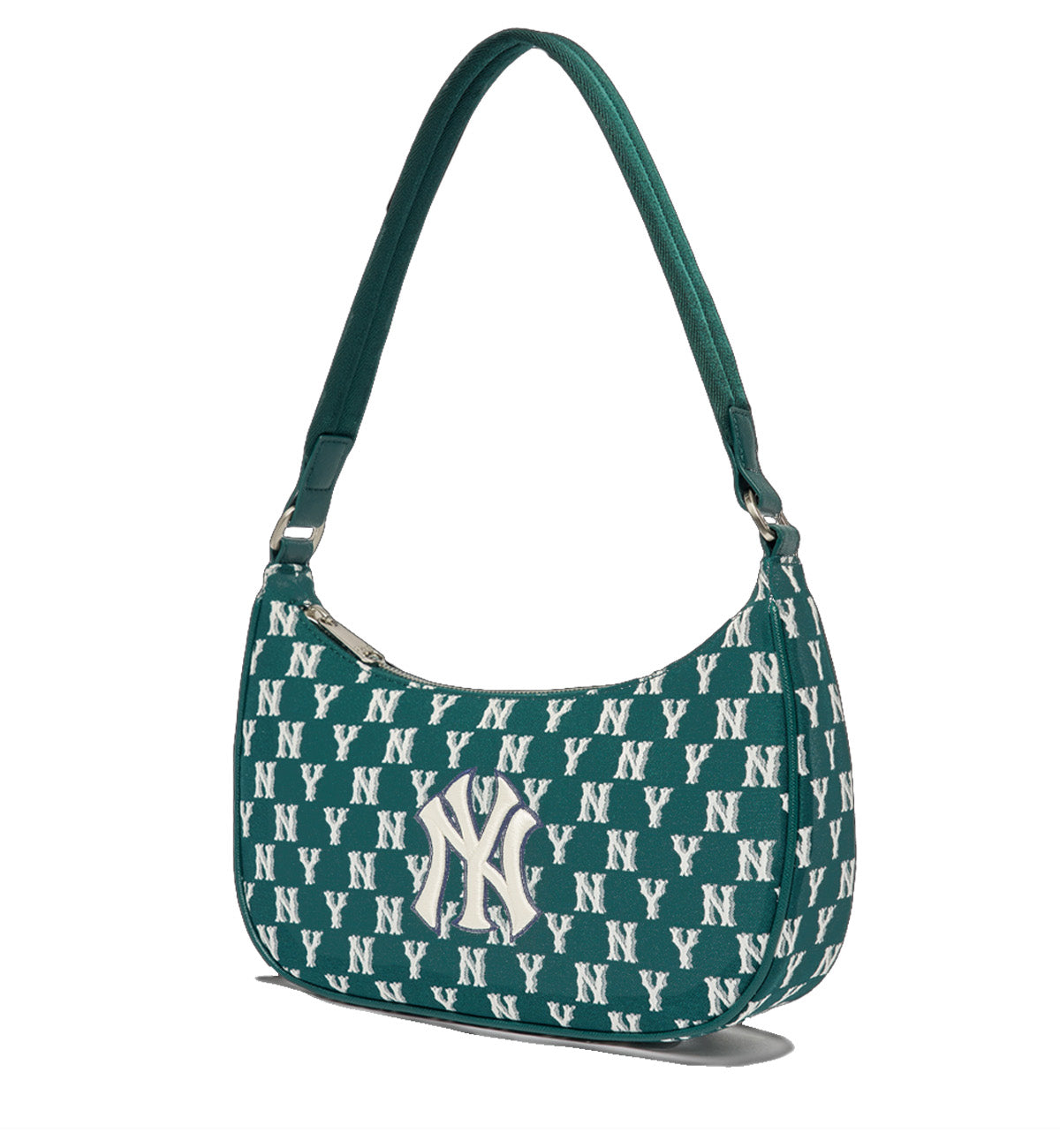 MLB Monogram Jacquard Hobo Bag (Green)