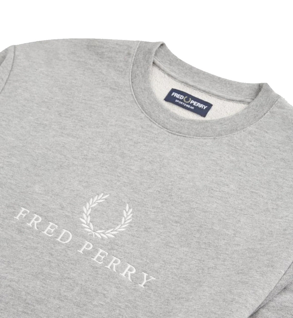 Fred Perry Sweatshirt (Steel Grey Marl)