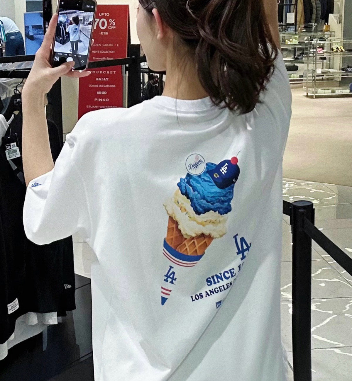 New Era Ice Cream LA T-Shirt (White)