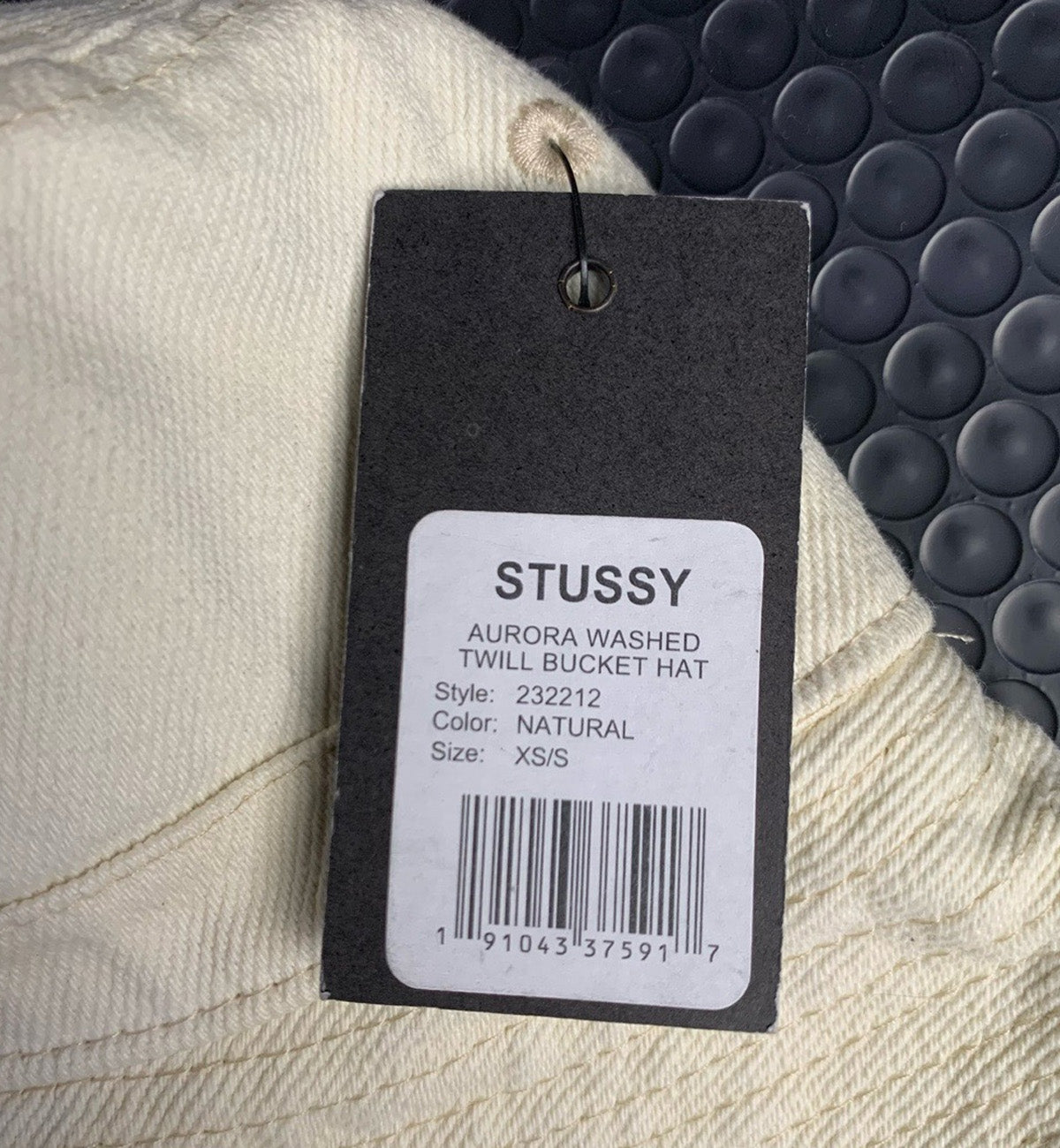 Stussy Aurora Washed Twill Bucket Hat (Natural)