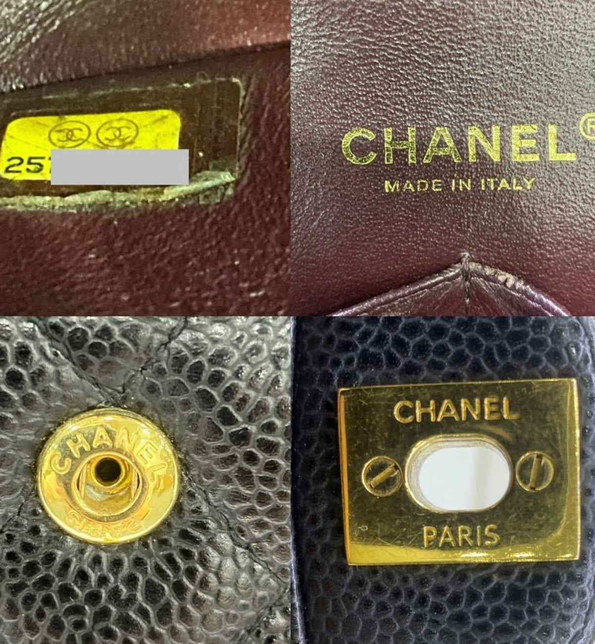 [Pre-Used] Chanel Classic Flap Caviar Medium Bag (Serial 25)