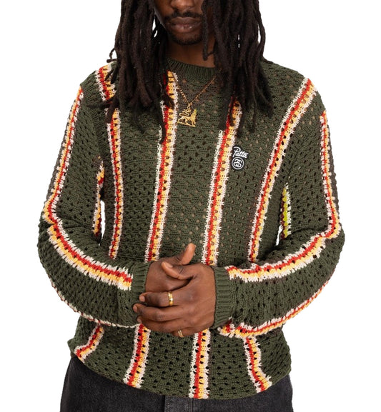 Stussy x Patta Striped Loose Gauge Sweater