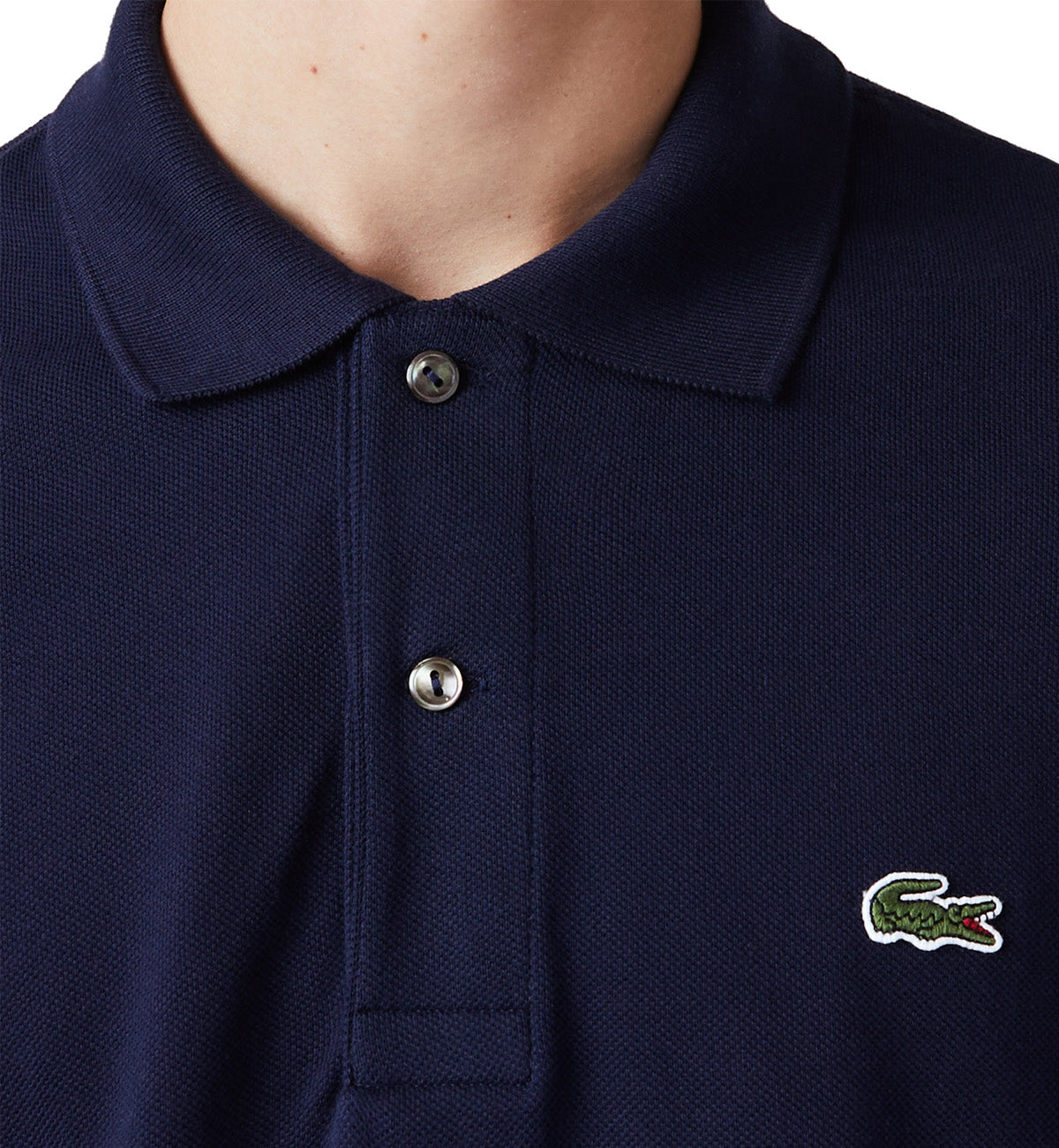 Lacoste Classic Fit Cotton Polo Shirt (Navy)