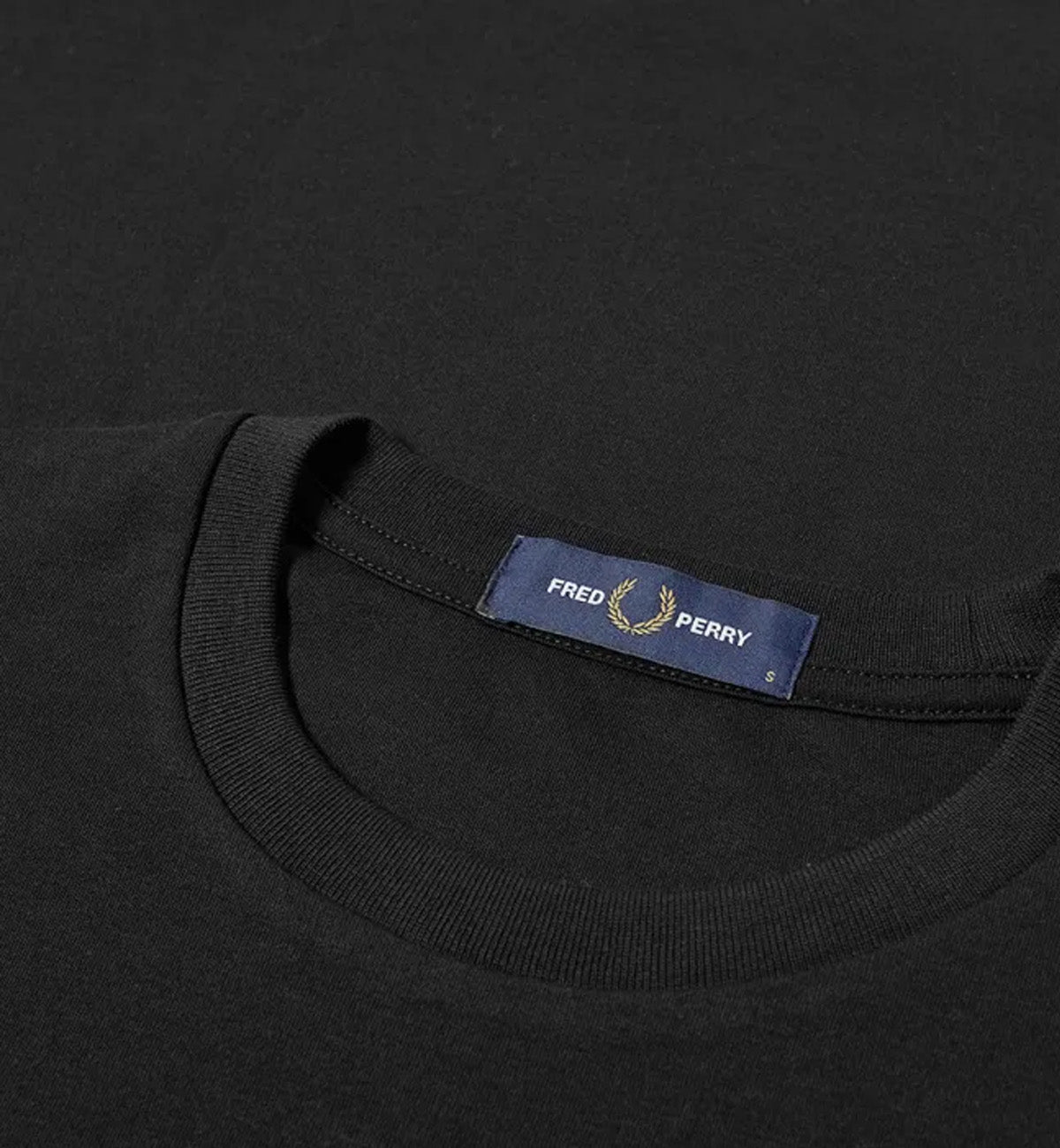 Fred Perry Acid Bright Logo T Shirt Black