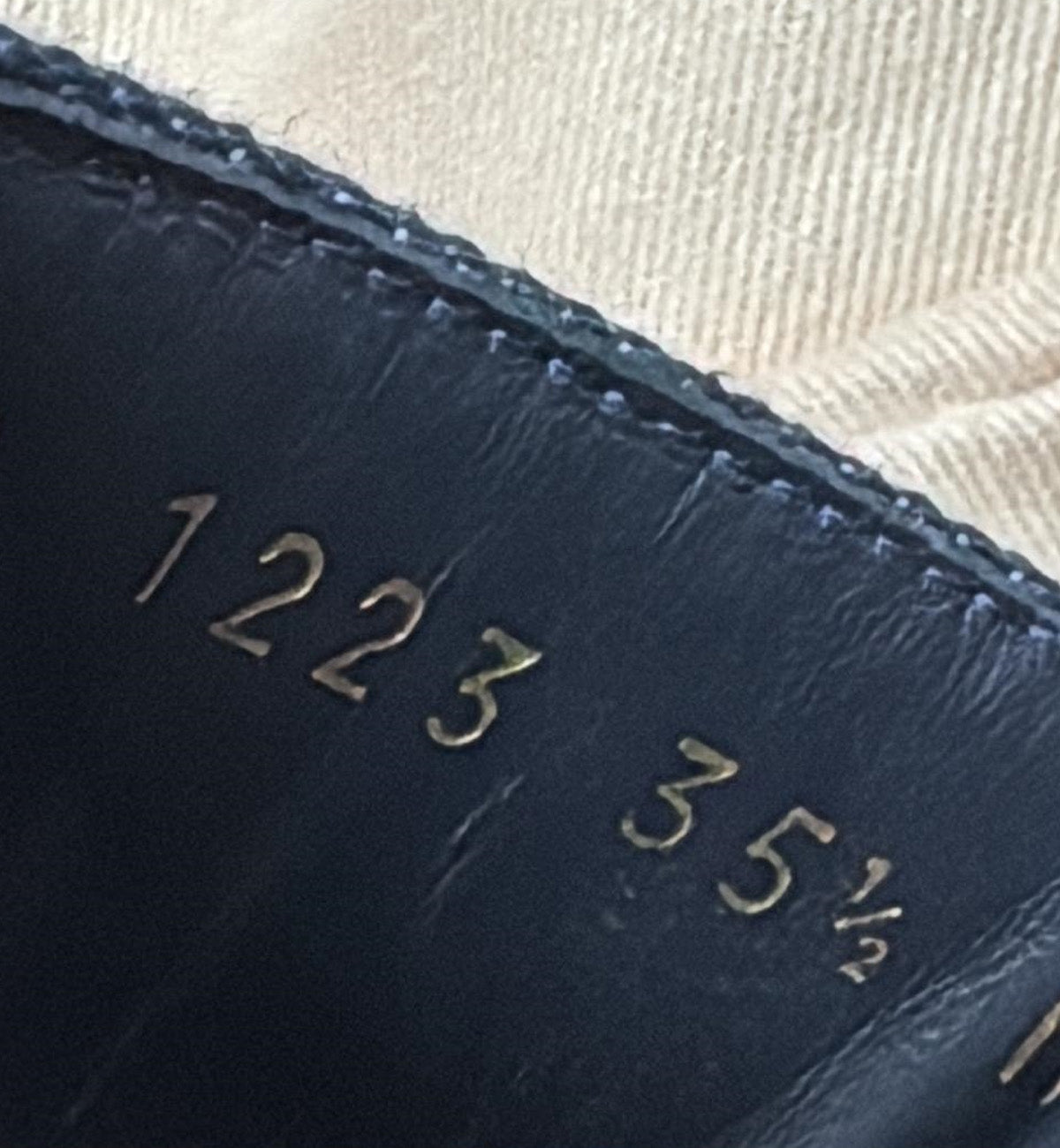 [Pre-Used] LV Sunset Sandals Denim Blue Platform