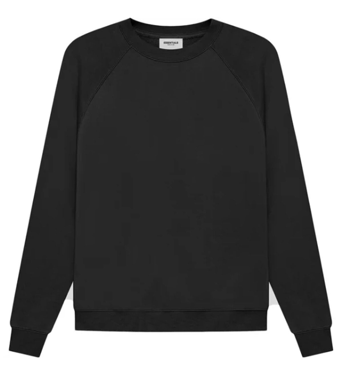 Fear of God Essentials Pull-Over Crewneck 2021 Sweatshirt (Black)