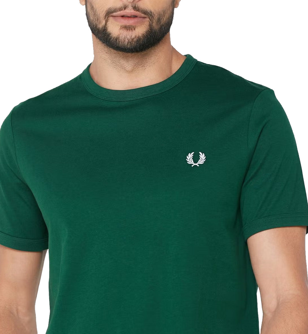 Fred Perry Green with Small Logo T-Shirt