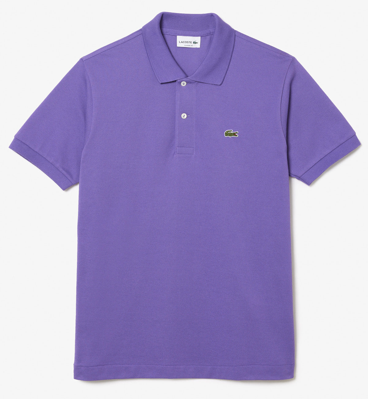 Lacoste Classic Fit Cotton Polo Shirt (Light Purple)