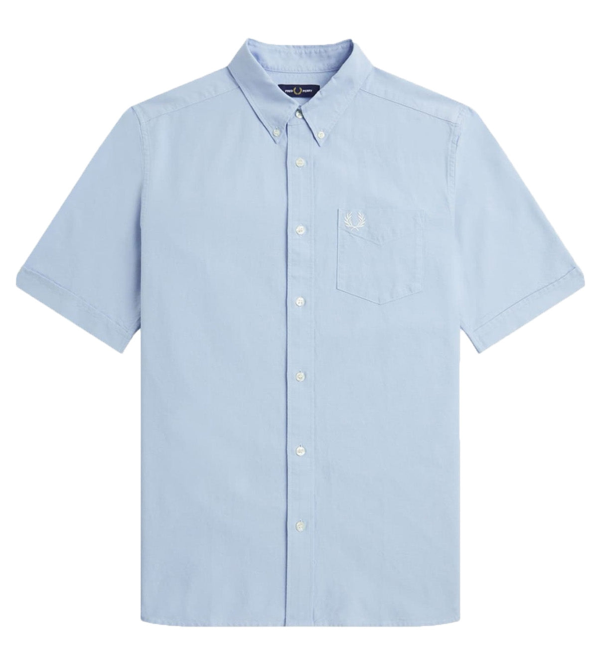 Fred Perry Short Sleeve Oxford Shirt (Sky Blue)