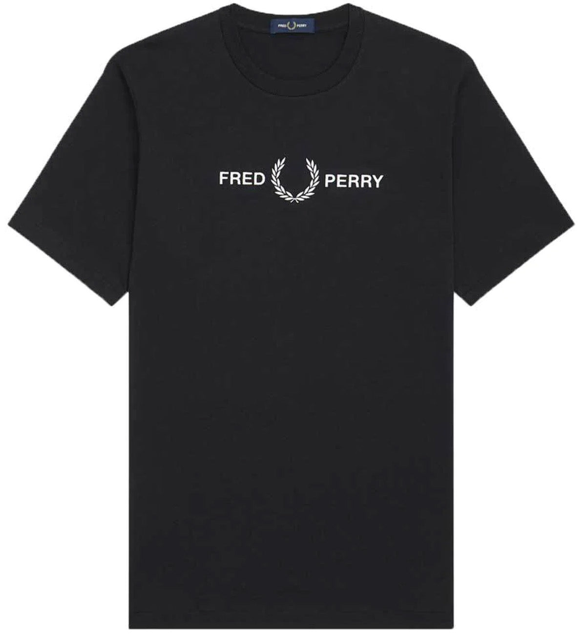 Fred Perry Signature Logo T-Shirt (Black)
