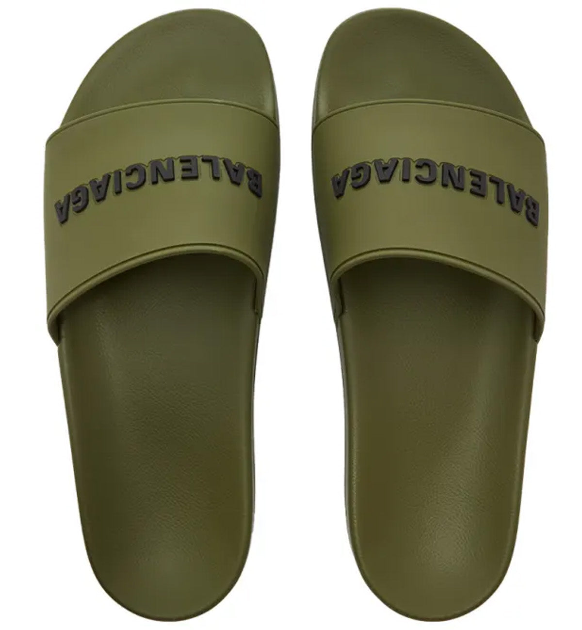 Balenciaga Pool Slides (Khaki)