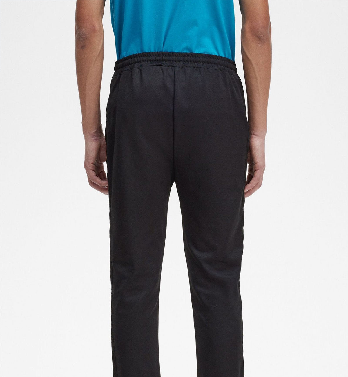 Fred Perry Knitted Tape Track Pants (Black)