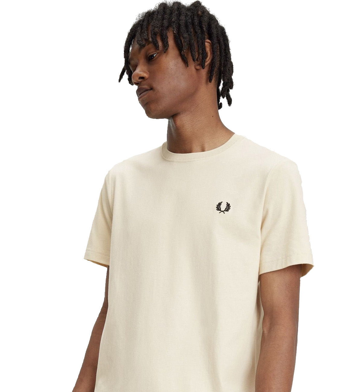 Fred Perry Small Logo T-Shirt (Cream)