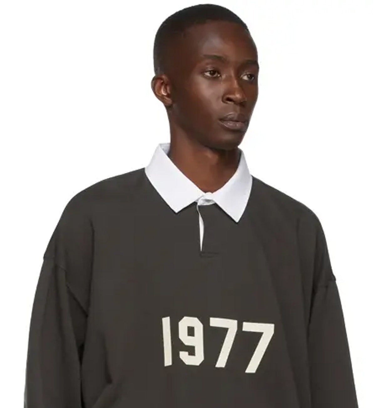 Fear of God Essential 1977 Long Sleeve Polo Tee Iron The