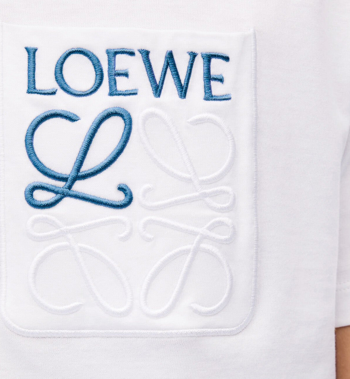 Loewe Fit T Shirt White The Factory KL