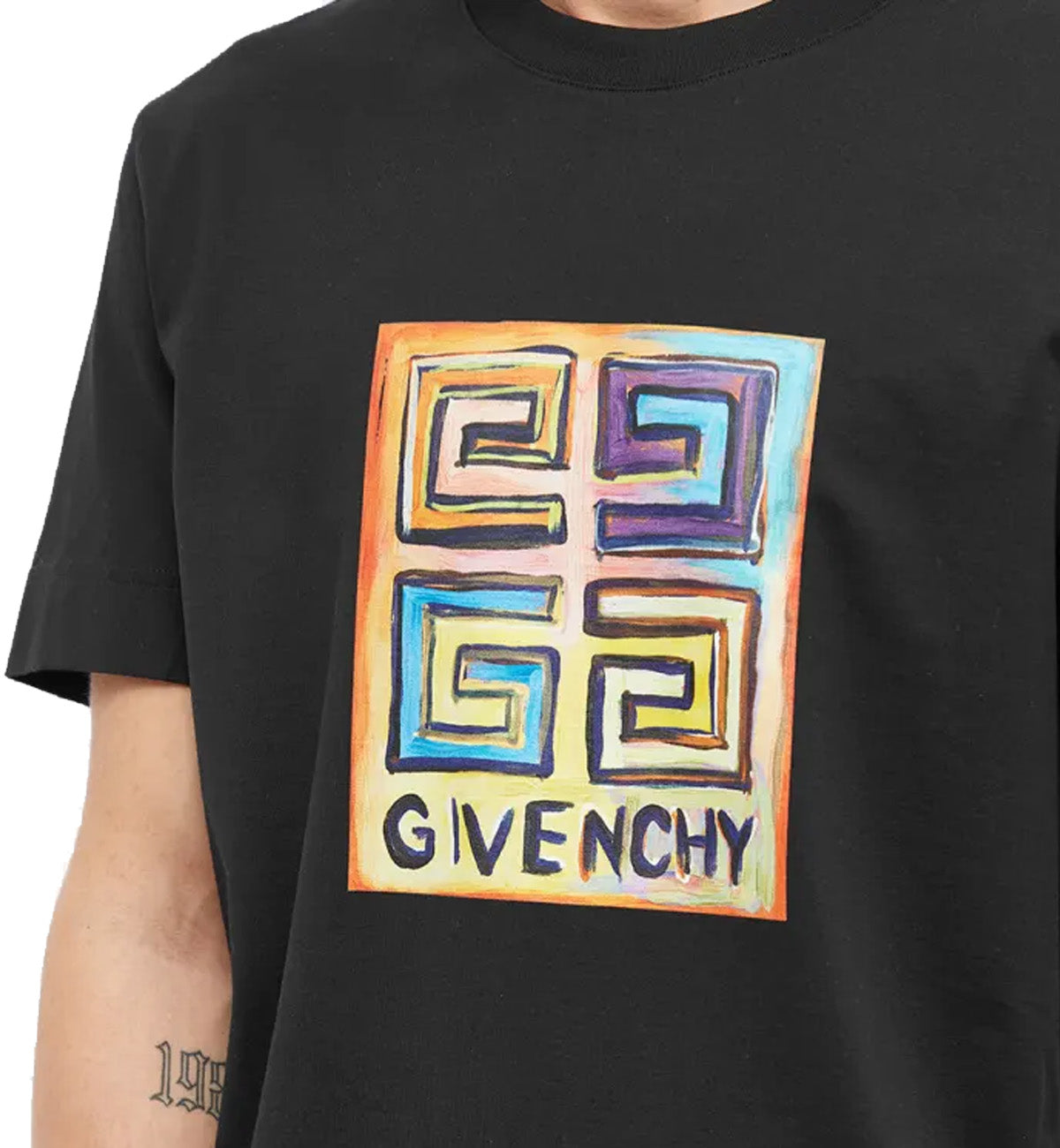 Givenchy 4G Sun Printed T-Shirt (Black)
