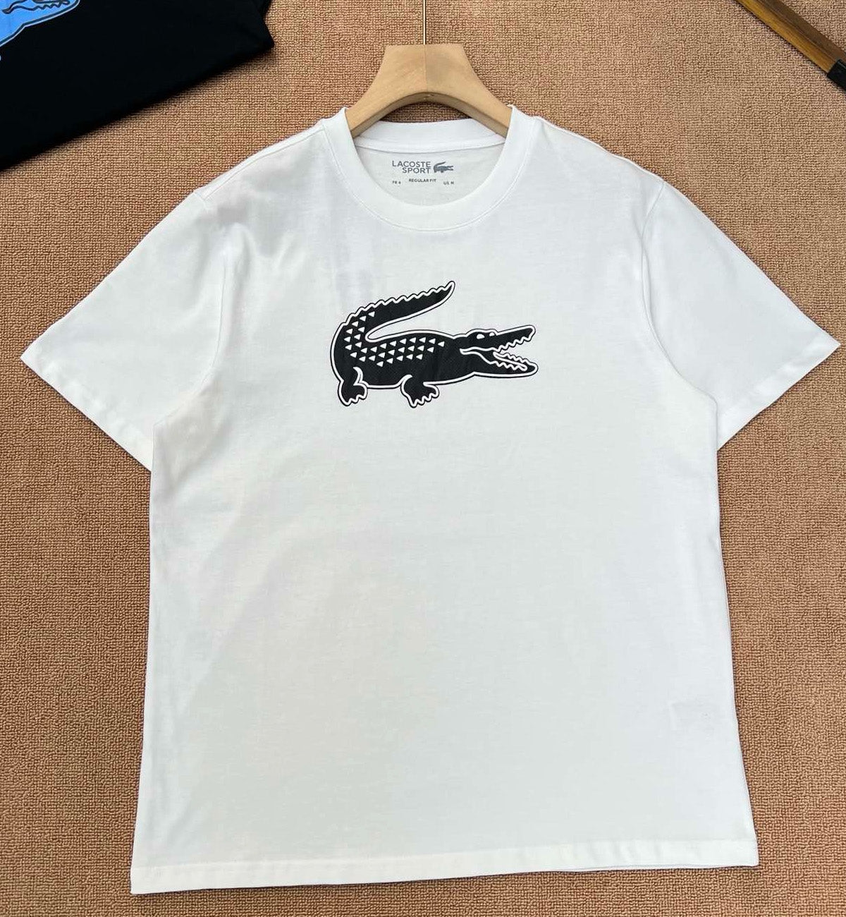 Lacoste Crocodile Printed T-Shirt (White)