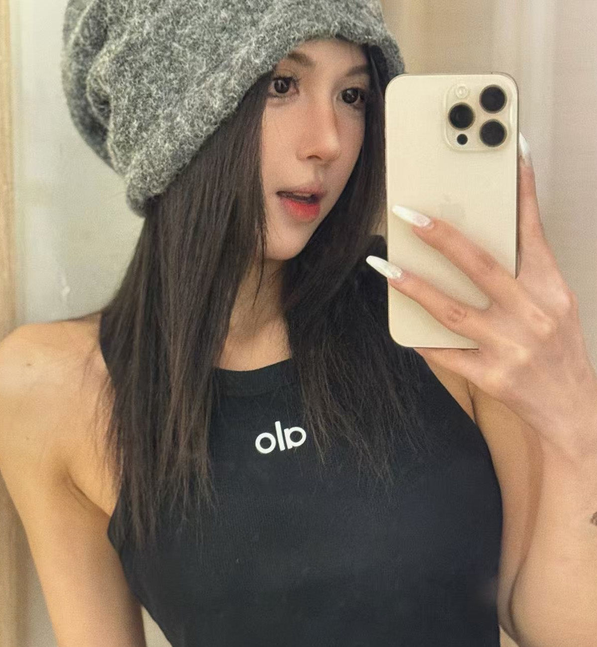 Alo Yoga Aspire JISOO Singlet Ladies (Black)