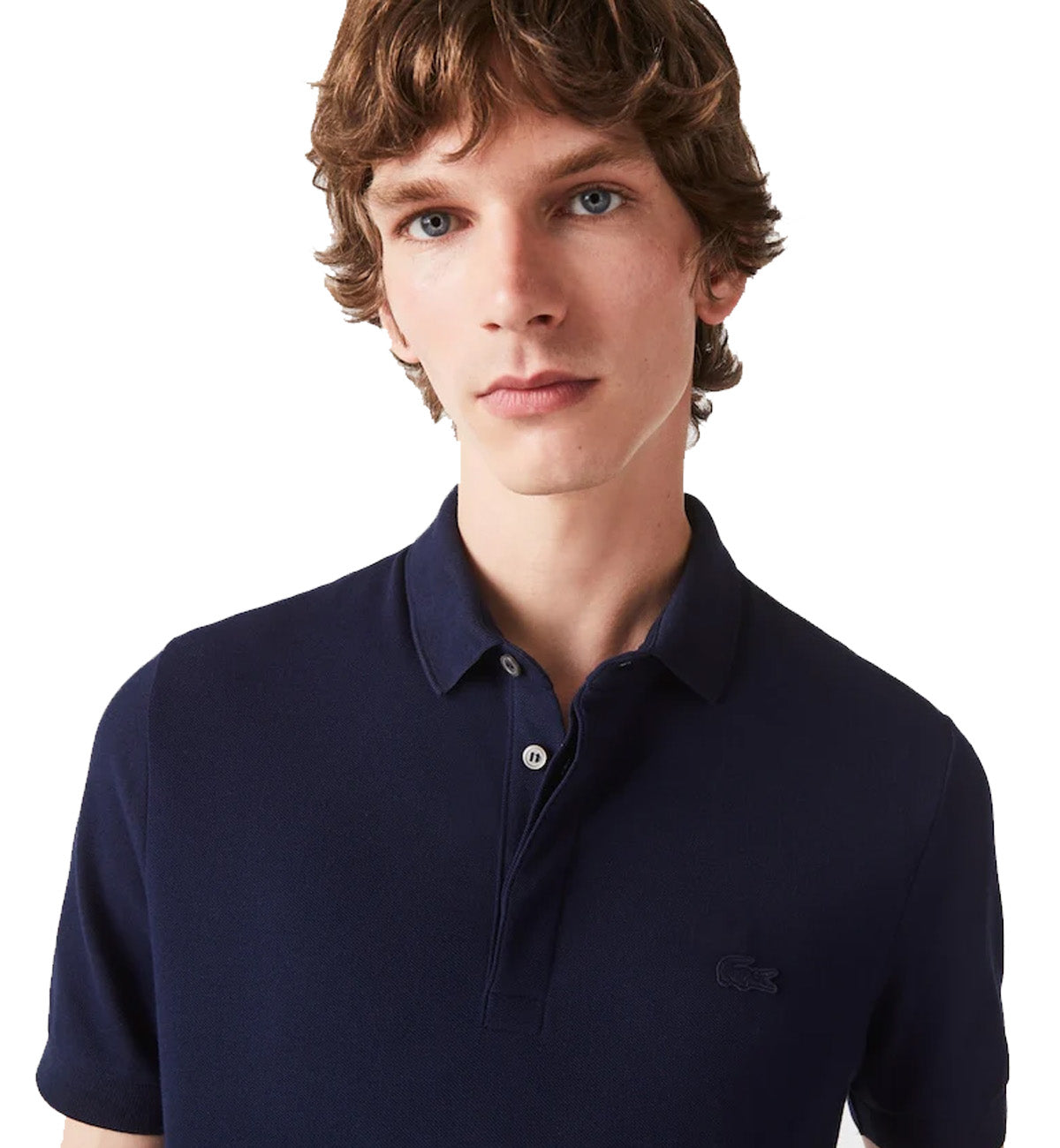 Lacoste Regular Fit Piqué Polo Shirt (Navy)