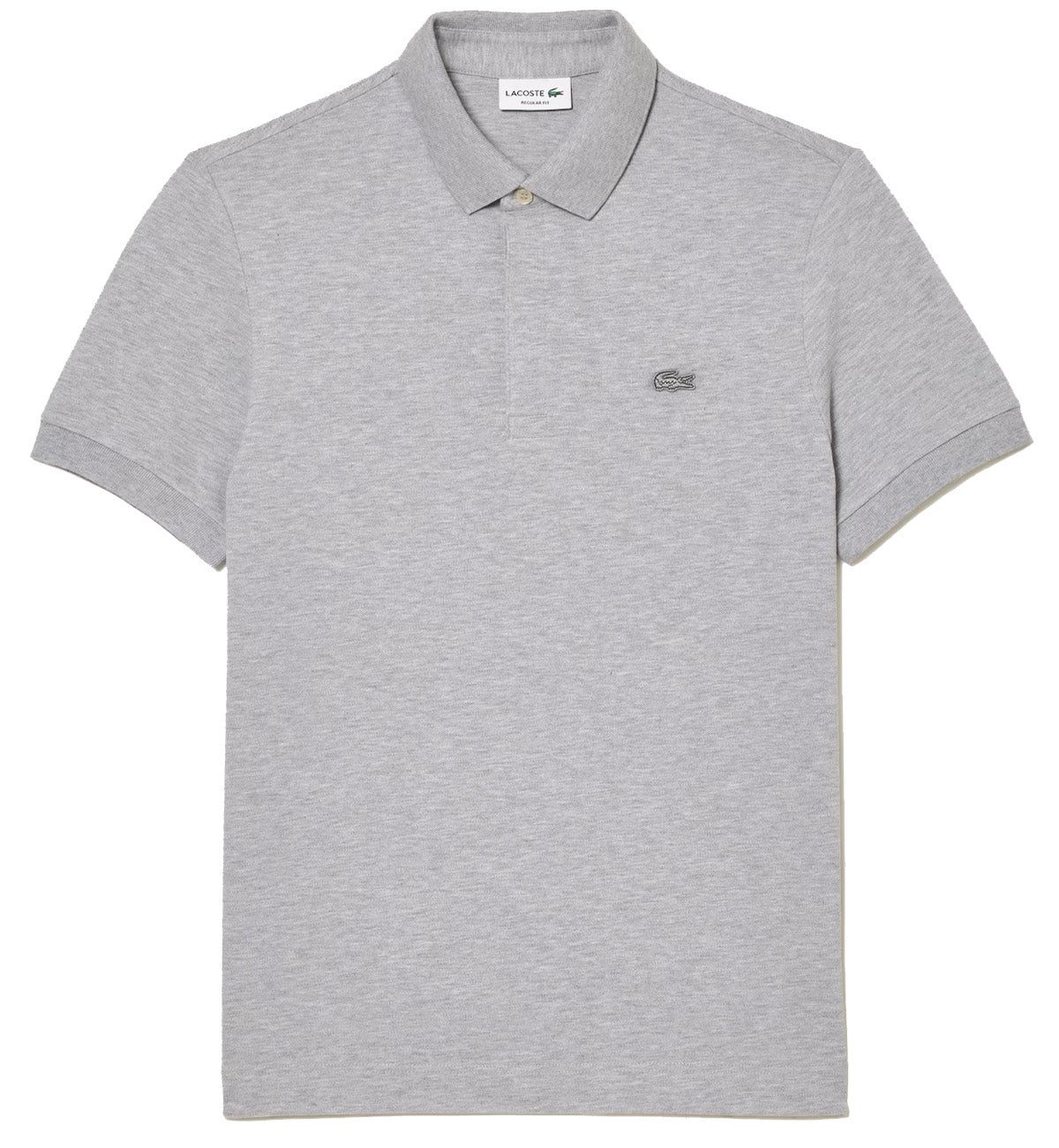 Lacoste Regular Fit Piqué Polo Shirt (Grey)