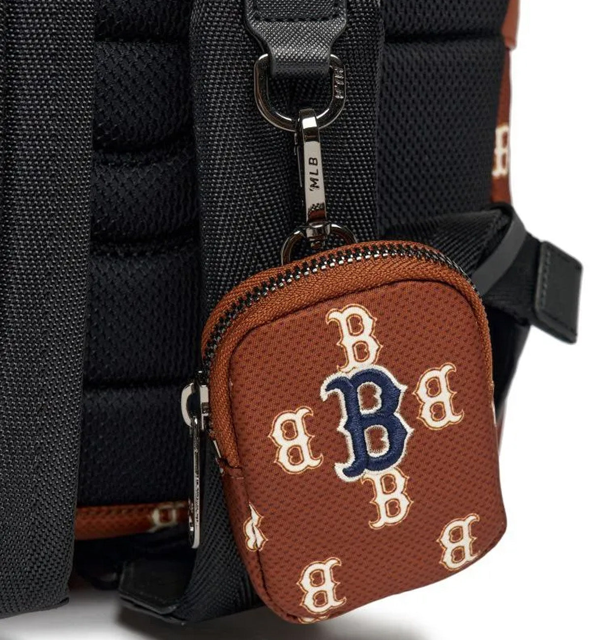 MLB Monogram Backpack Boston Red Sox (Brown)