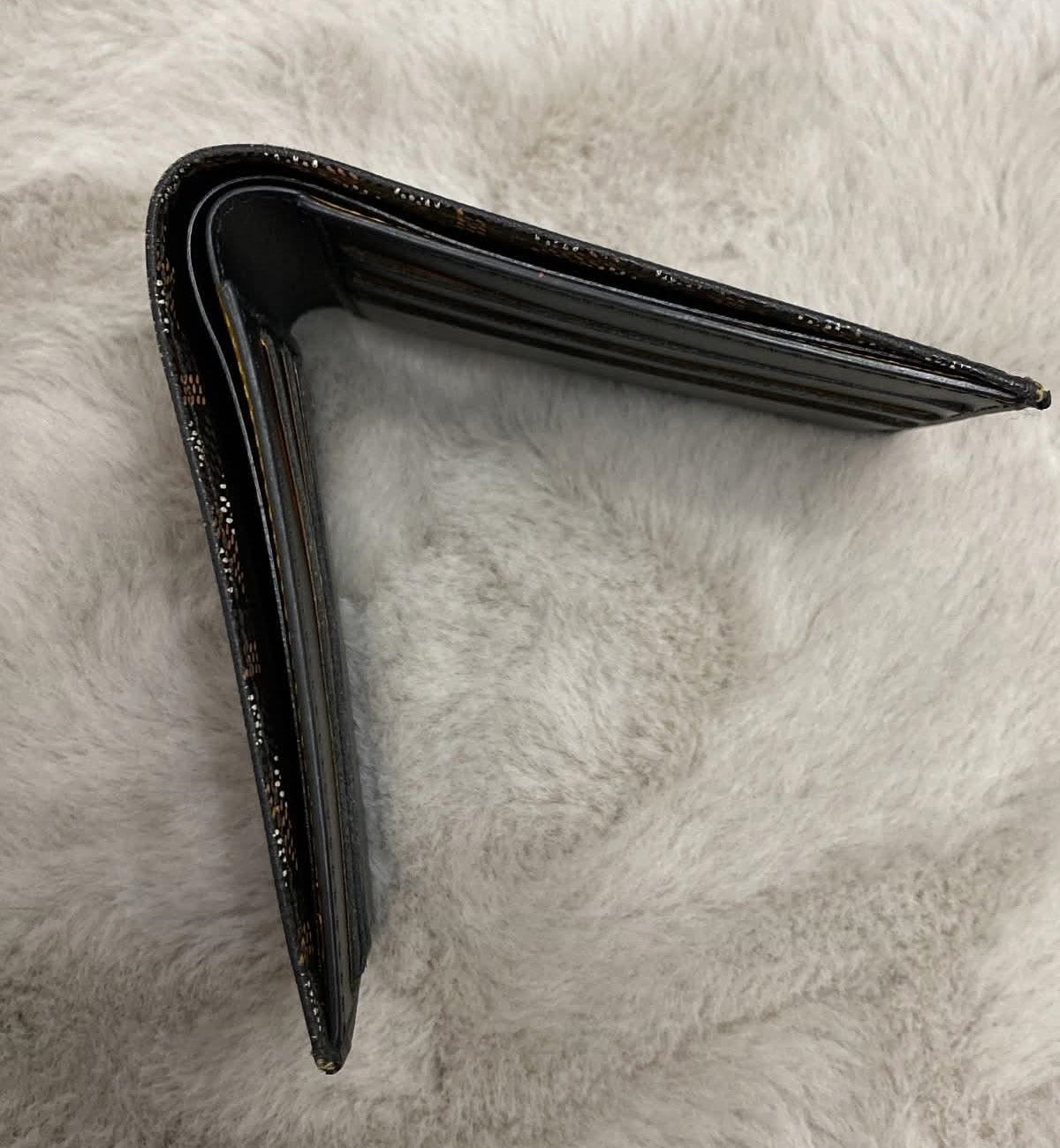 [Pre-used] Goyard Wallet Black Brown