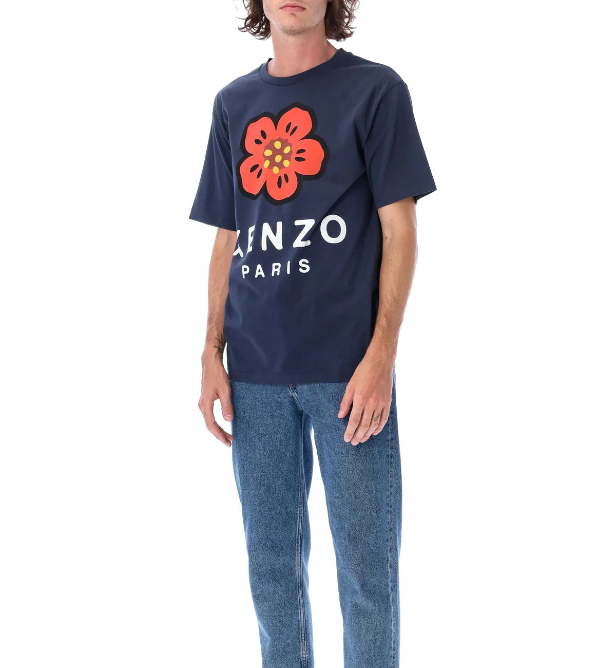 Kenzo 'Boke Flower Small Paris' T-shirt (Blue)