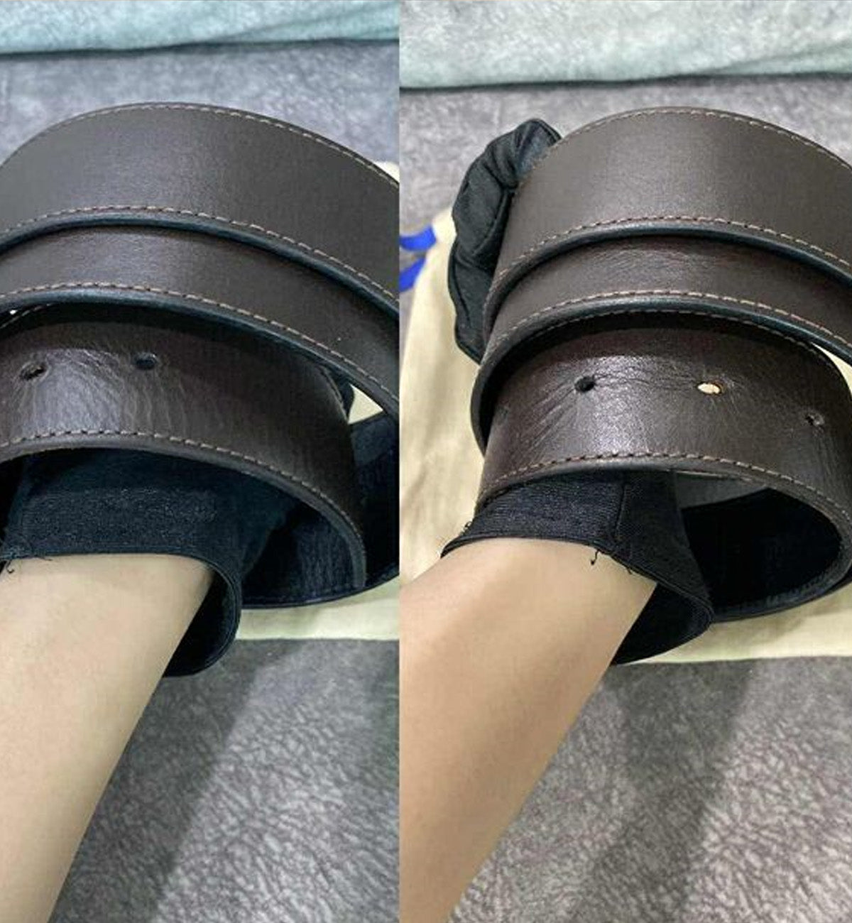 [Pre-Used] LV Belt BlackBrown Reversible SHW