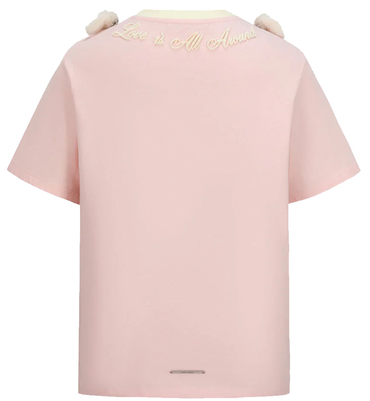 13DE MARZO Doozoo Logo Round Neck T-Shirt (Pink)