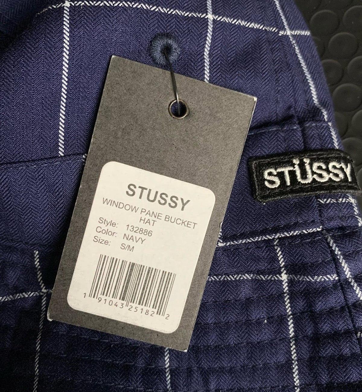 Stussy Hat Window Pane (Navy)