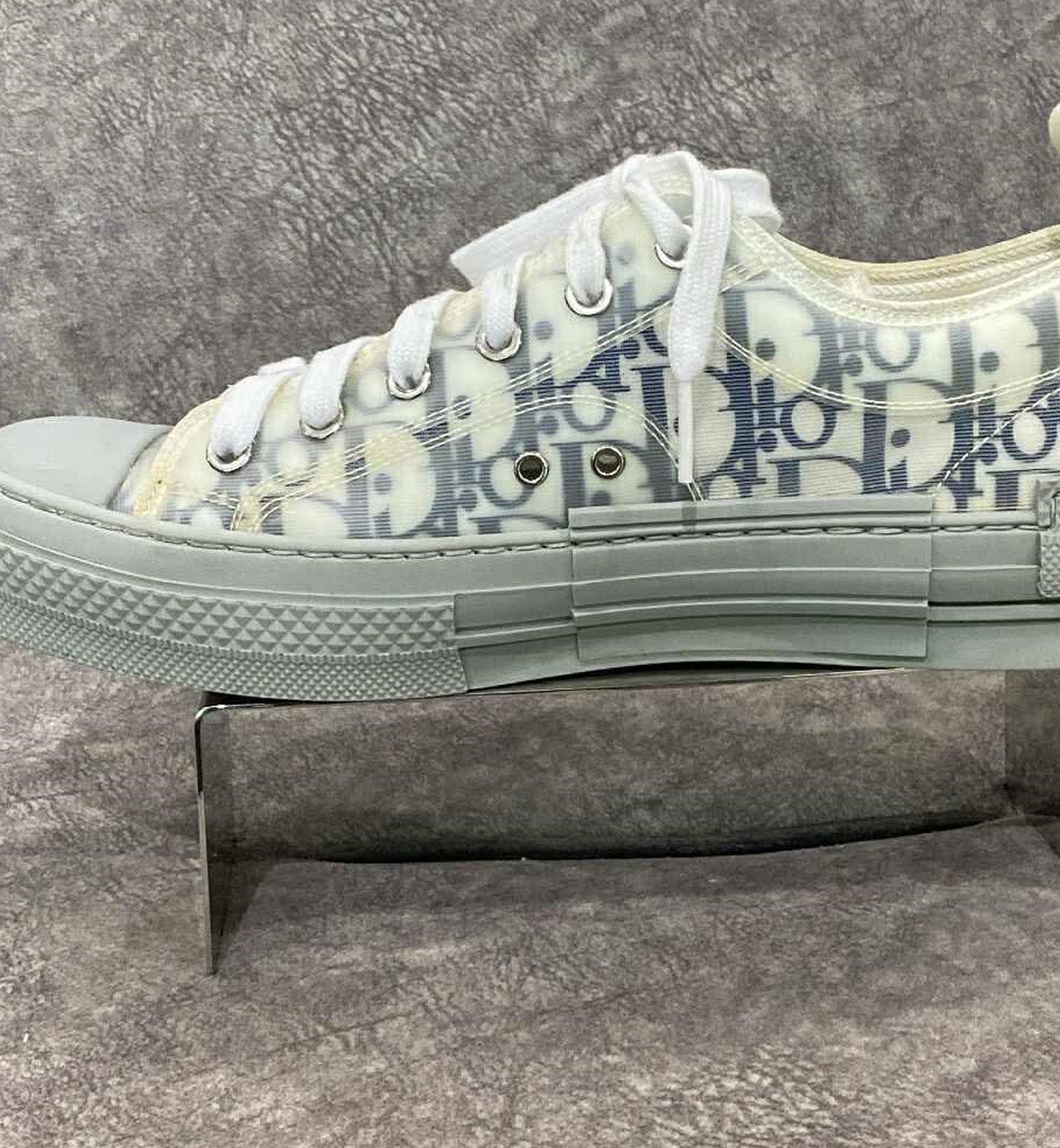 [Pre-Used] Dior Low B23 Oblique Blue White