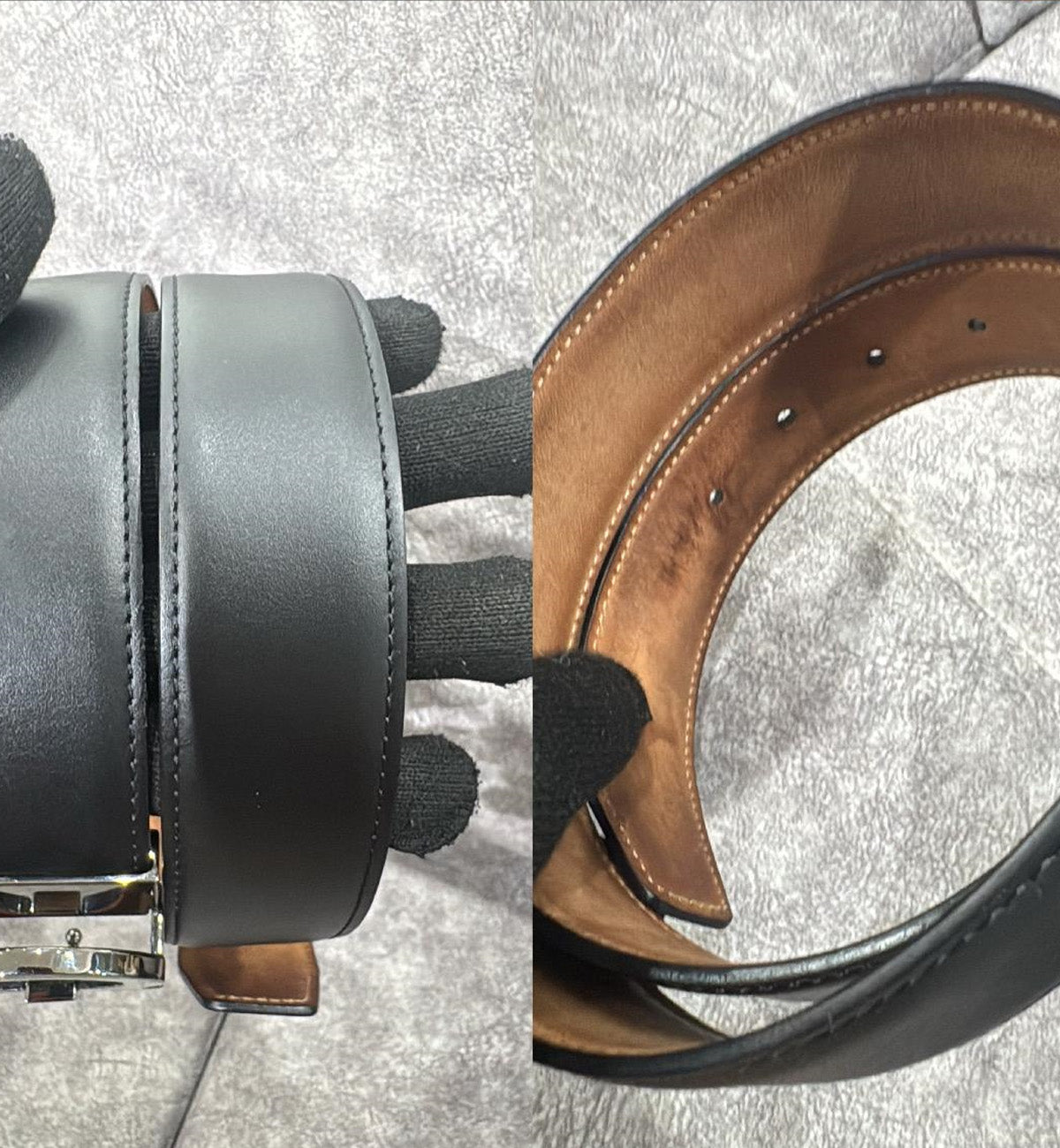 [Pre-Used] Ferragamo Belt Belt Calfskin Reversible