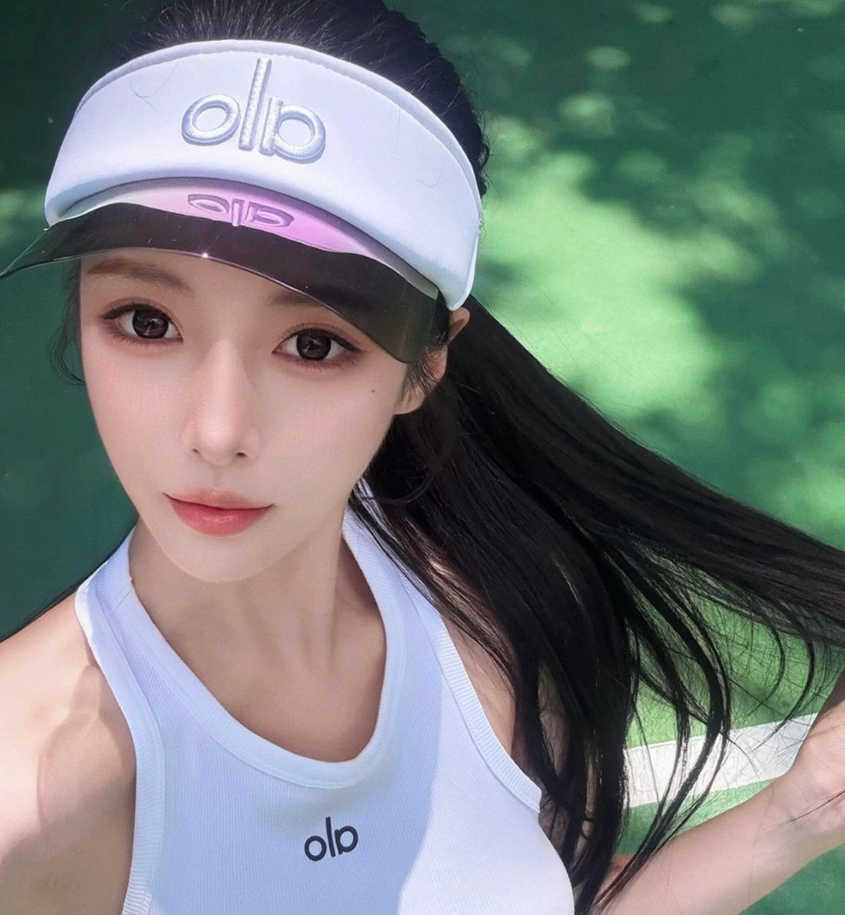 Alo Yoga Aspire JISOO Singlet Ladies (White)