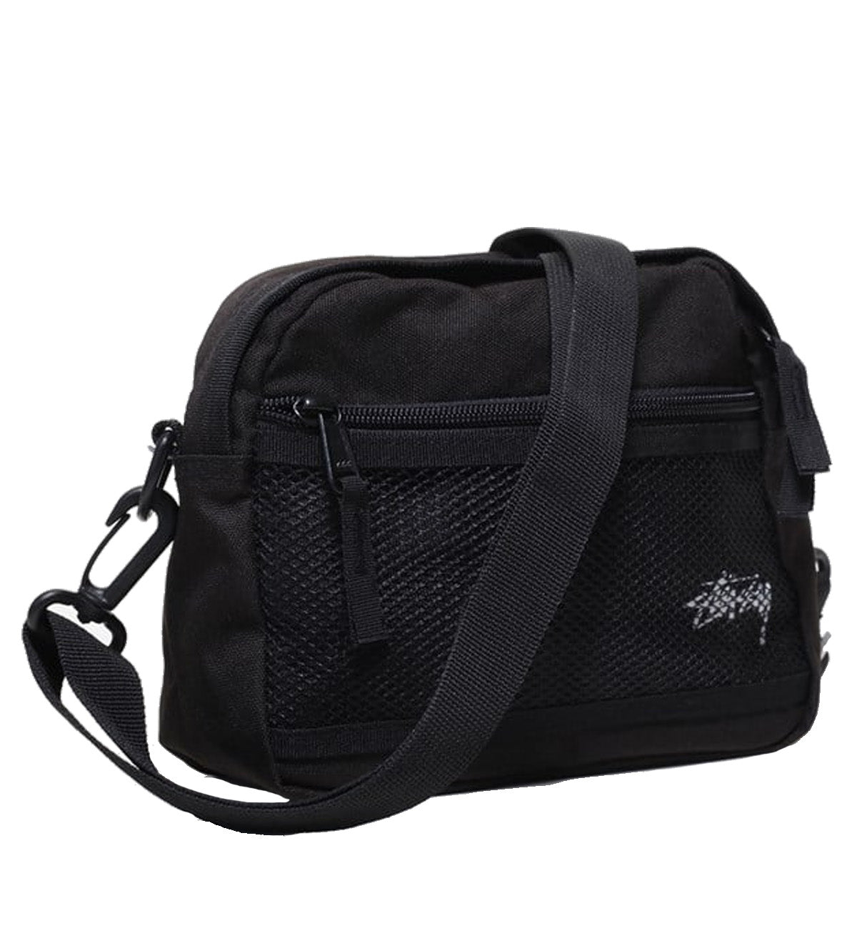 Stussy - Middle Sling Bag in Black