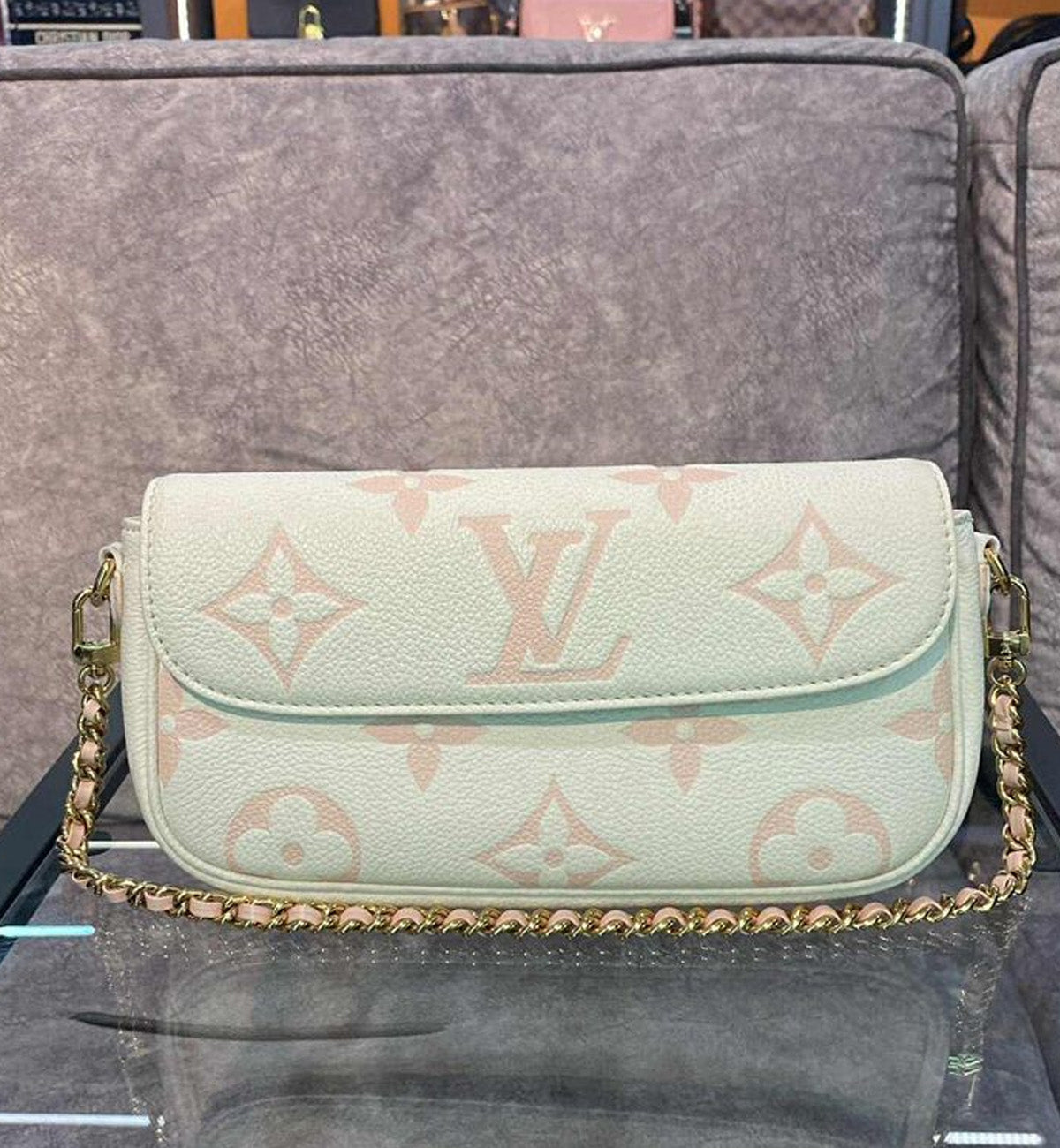 [Pre-Used] LV Bag Ivy WOC Pastel Pink Empreinte (Seasonal Design)